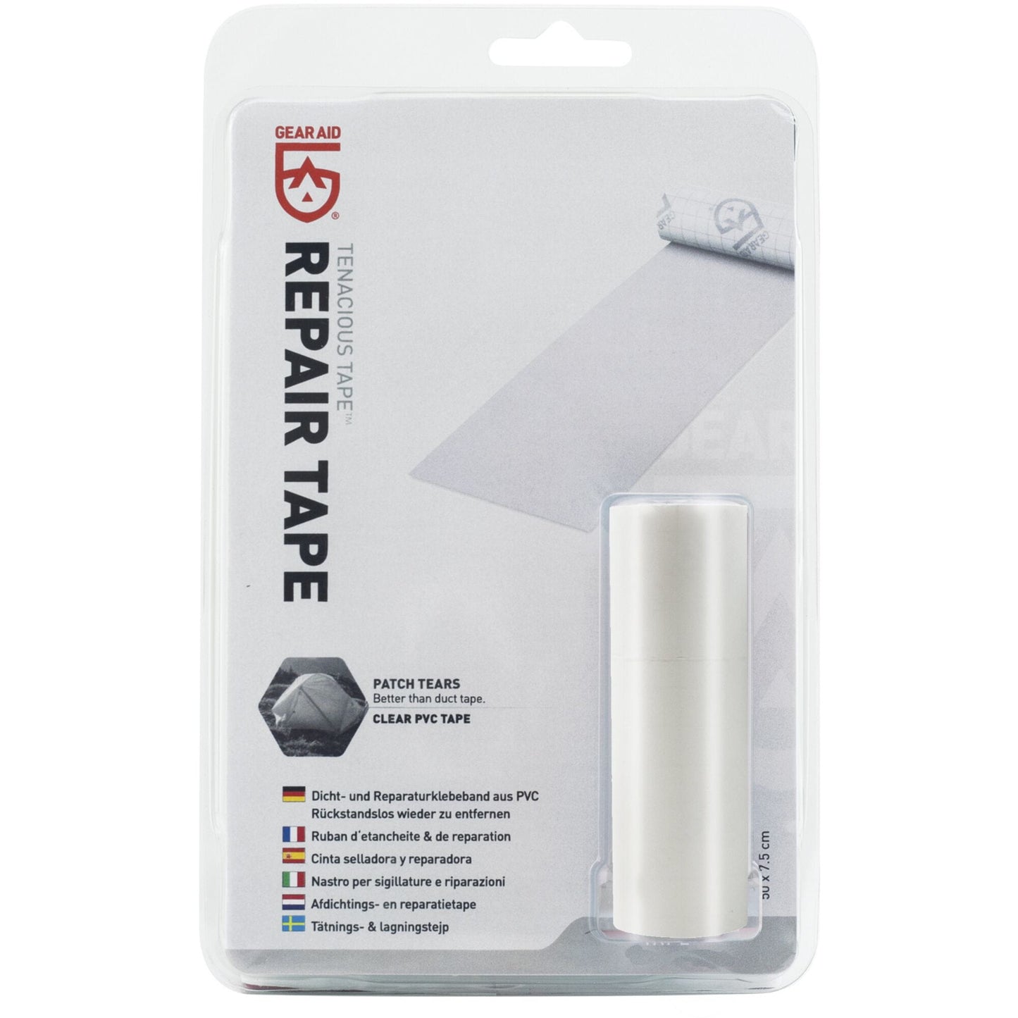 Gear Aid Tenacious Repair Tape Clear Pvc