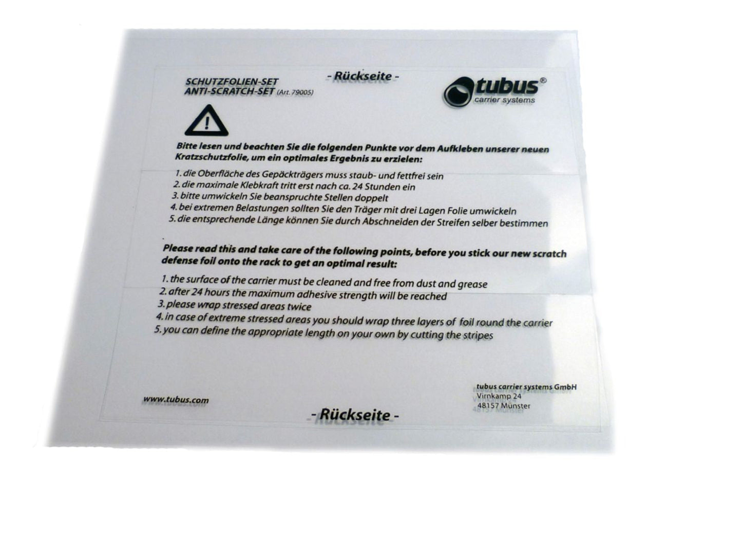 Tubus Antiscratch Protection