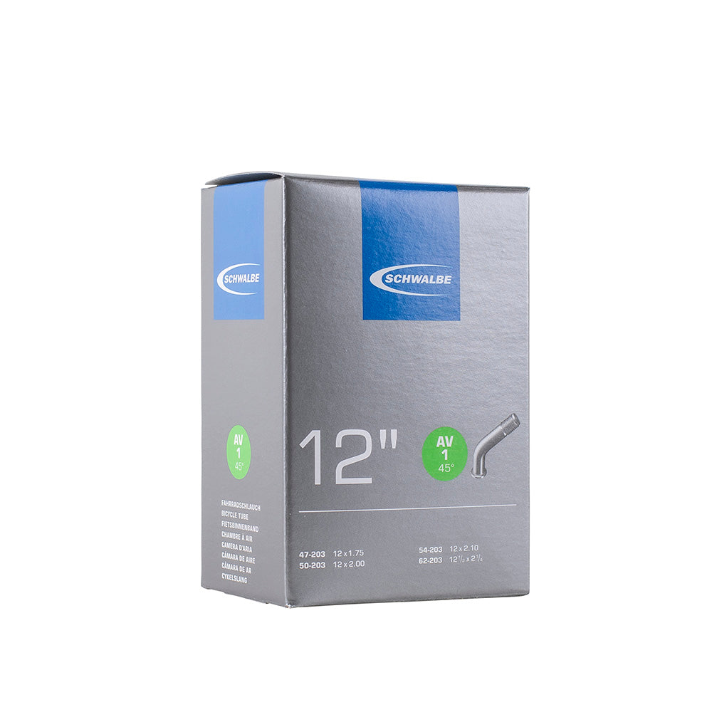 Schwalbe 12.5x1.75 Tube with 45 degree car valve