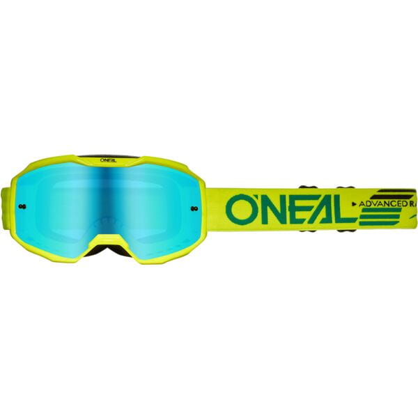 Oneal B-10 Goggle SOLID neon yellow - radium blue