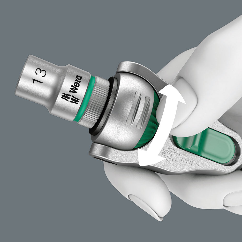 Wera Tools 8000 C Zyklop Speed Ratchet With 1/2 Drive