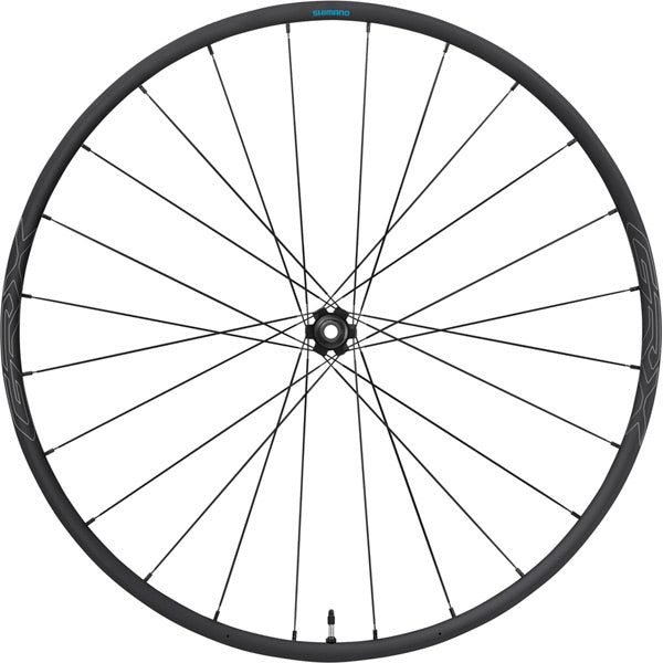 Shimano GRX WH-RX570 700C wheel, 12x100mm E-thru, Center Lock disc, black, front