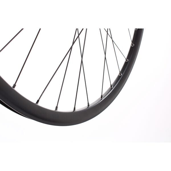 M Part Wheels MTB/Gravel Front Wheel Shimano Deore 6B Hub QR 100mm 650B/27.5 inch TLR Rim blk
