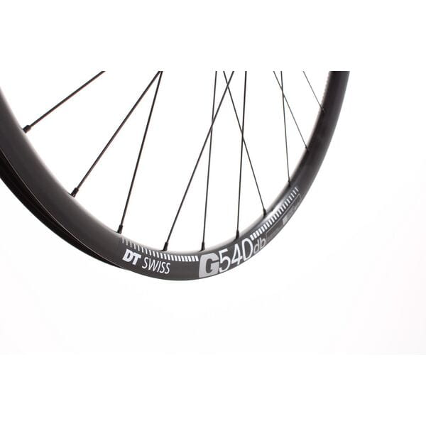 M Part Wheels Gravel Front Wheel DT 370 CL Hub TA 100x12mm G 540 Rim TLR