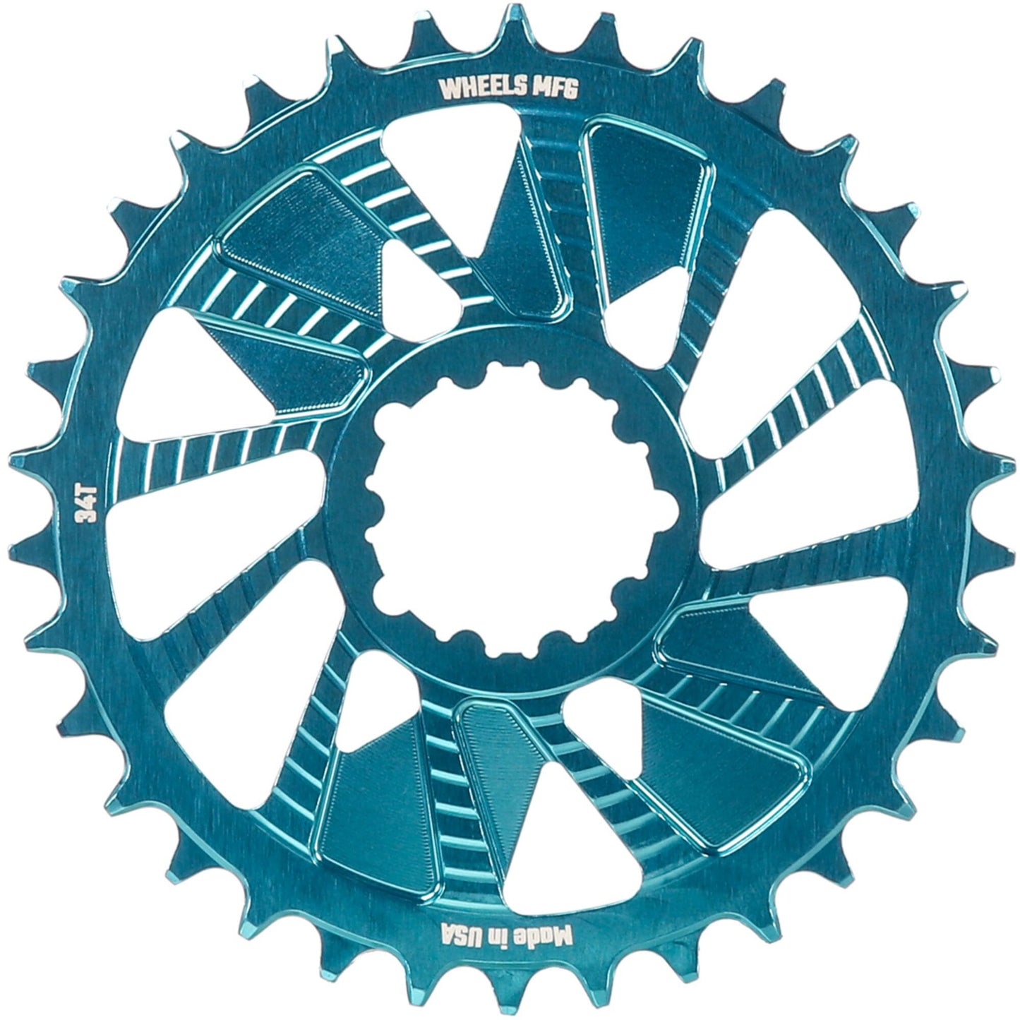 Wheels Manufacturing Wheels MFG Chainring - Anodized Shimano Direct Mount HG+ - 1.5mm Outboard
