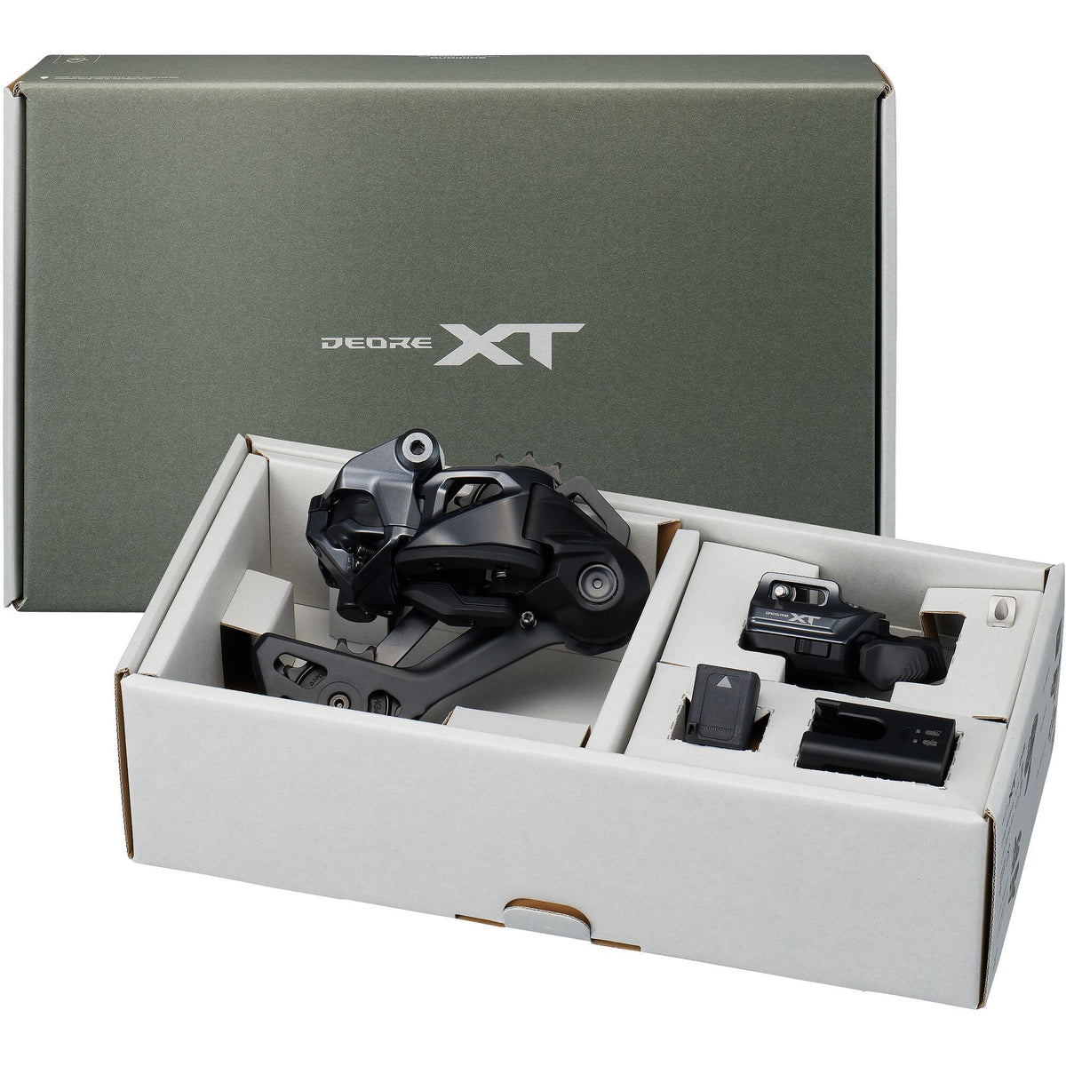 Shimano Deore XT XT M8250 Di2 upgrade, SW-M8250 band-on, BT-DN320, EC-DN100, SM-CN910, SGS mech