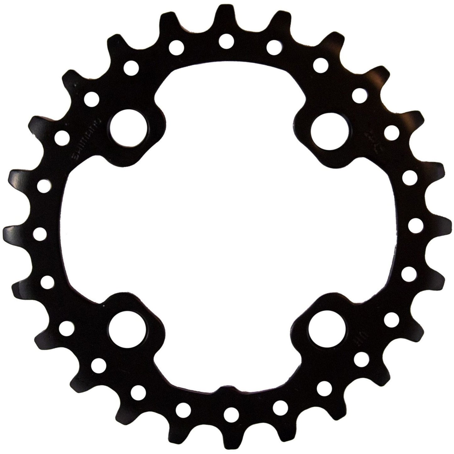 Shimano Deore FC-M617 Deore 10 speed double inner chainring, 24T-AZ