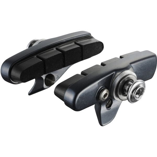 Shimano Dura-Ace R55C4 Dura Ace R9210 cartridge brake shoe direct mount, alloy rim, black, pair