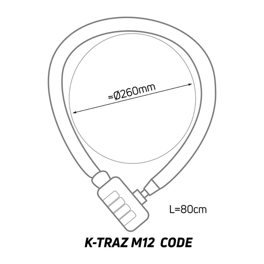 Zefal K-Traz M12 Coded Chain Lock