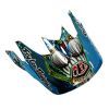 Troy Lee D3 Visor Medusa Blue Chrome 60% DISCOUNT !!!