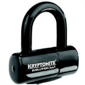 Kryptonite Evolution Series 4 Disc Lock - Black - Double deadbolt locking mechanism for extensive holding power