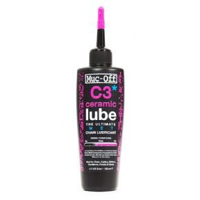 Mucoff C3 Ceramic Wet Lube 120ml - Creates a ceramic coating for incredible durability and long distance performance.