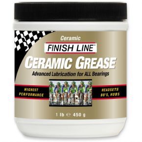 Finish Line Ceramic Grease 1lb/455ml Tub - Quickly cleans mud dirt and road grime off your bike with little or no scrubbing