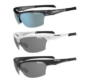 Tifosi Intense 3 Lens Sunglasses - Smoke Red and clear Lenses are included for all light conditions