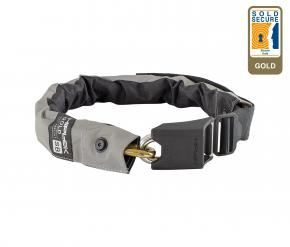 Hiplok Gold Wearable Chain Belt Lock High Visibility - The Hiplok ORIGINAL SUPERBRIGHT is a high visibilty high security wearable lock.