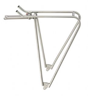 Tubus Airy Titanium Rear Pannier Rack - Made for everyday commuting or as a lightweight weekend trip carrier. 