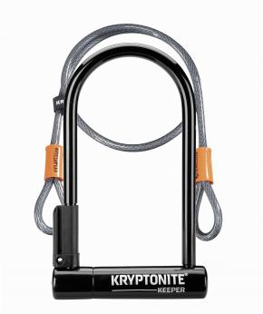 Kryptonite Keeper 12 Standard U-lock With 4 Foot Kryptoflex Cable - An affordable U lock for moderate crime areas