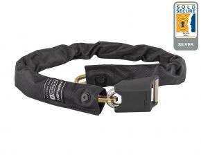 Hiplok Home Silver Chain Lock 8mm X 120cm With Wall Hook - Ingenius Bike Lock that doubles up as a belt Great for minimalist commuters!