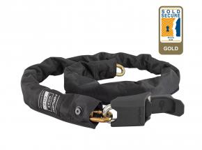 Hiplok Home Gold Chain Lock 10mm X 150cm With Wall Hook - Ingenius Bike Lock that doubles up as a belt Great for minimalist commuters!