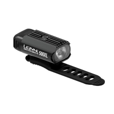Lezyne Hecto Drive 500xl Black Front Light - High-performance multi-purpose LED cycling light.