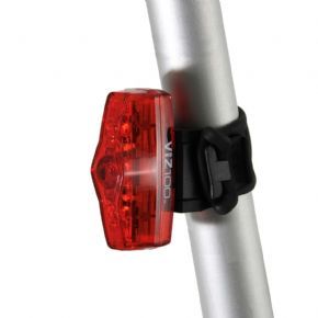 Cateye Viz 100 Rear Bike Light - Five bright LEDs deliver great brightness with impressive runtime