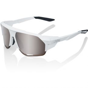 100% Norvik Sunglasses White/hiper Silver Lens  2022 - Eyewear of choice for many time UCI World Champion Peter Sagan