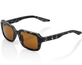 100% Rideley Sunglasses Black Havana/bronze Peakpolar Lens - Eyewear of choice for many time UCI World Champion Peter Sagan