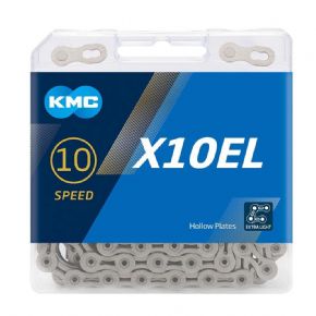 Kmc X10el Silver 114l 10 Speed Chain - 