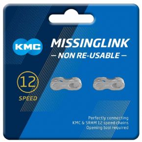 Kmc Ept Missinglink Silver 12 Speed Joining Links - 