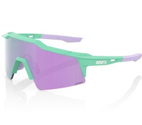 100% Speedcraft Sl Sunglasses Soft Tact Mint/hiper Lavender Lens  2023 - Eyewear of choice for many time UCI World Champion Peter Sagan