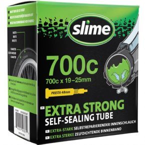 Slime Extra Strong Self-sealing Inner Tube 700c X 19-25 Presta Valve - 