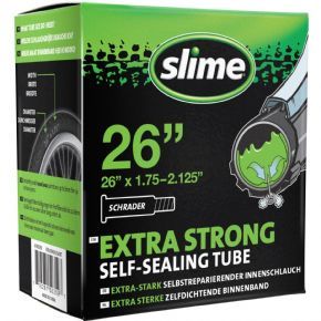 Slime Extra Strong Self-sealing Inner Tube 26 X 1.75-2.125 Presta Valve - 