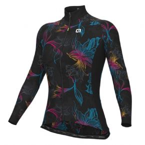 Ale Chios Solid Womens Long Sleeve Jersey - Ale Strada PR-R Bibshorts