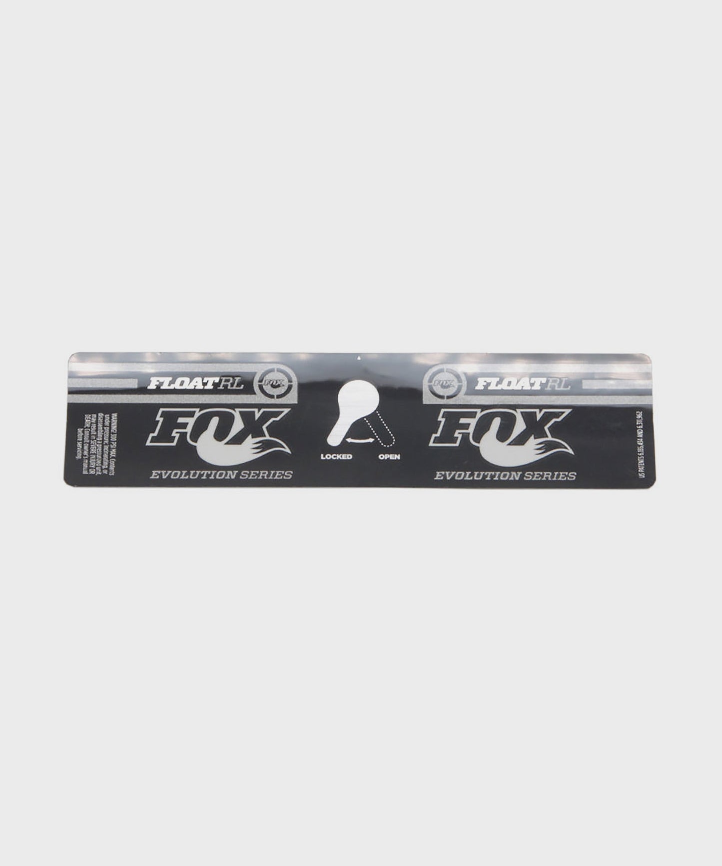 FOX Shock FLOAT RL 6.5+ Decal 2012