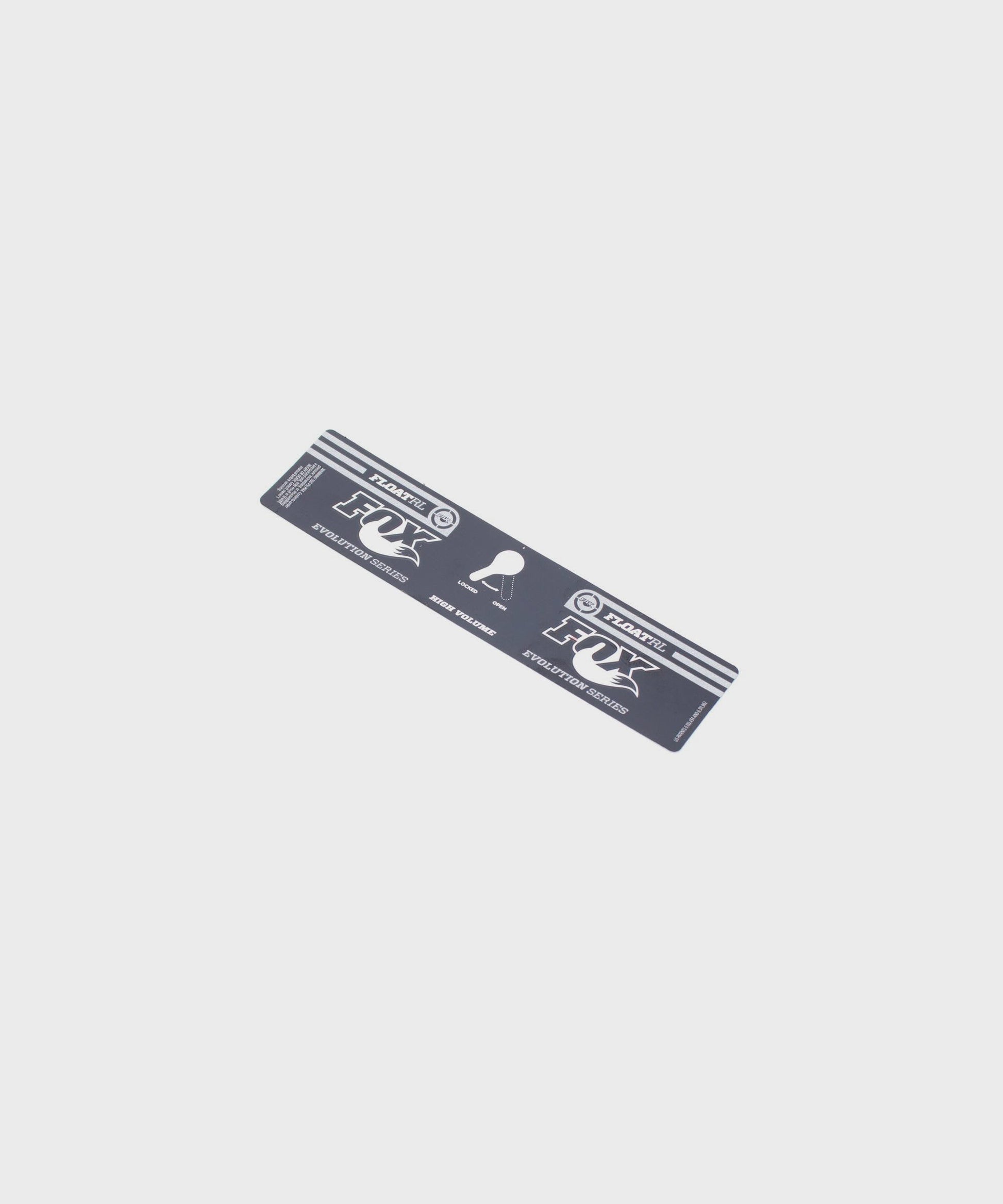 FOX Shock Float RL XV Evolution 2012 Decal