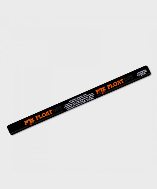 FOX Shock FLOAT Dual Travel 2 Airsleeve Decal Small