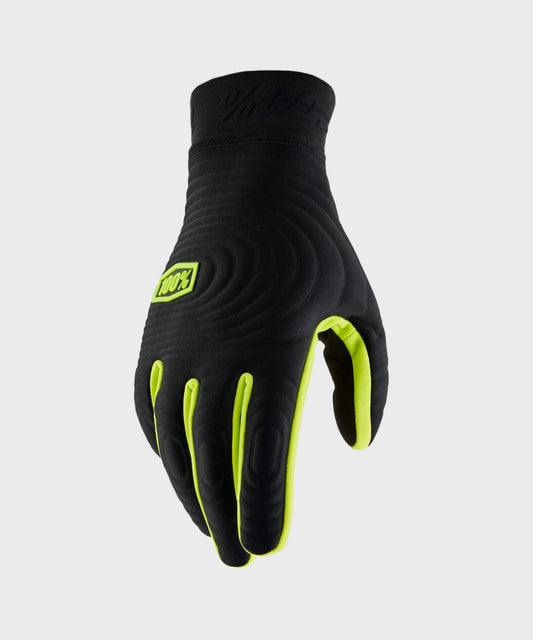 100% Brisker Xtreme Gloves XXL / Fluo Yellow / Black