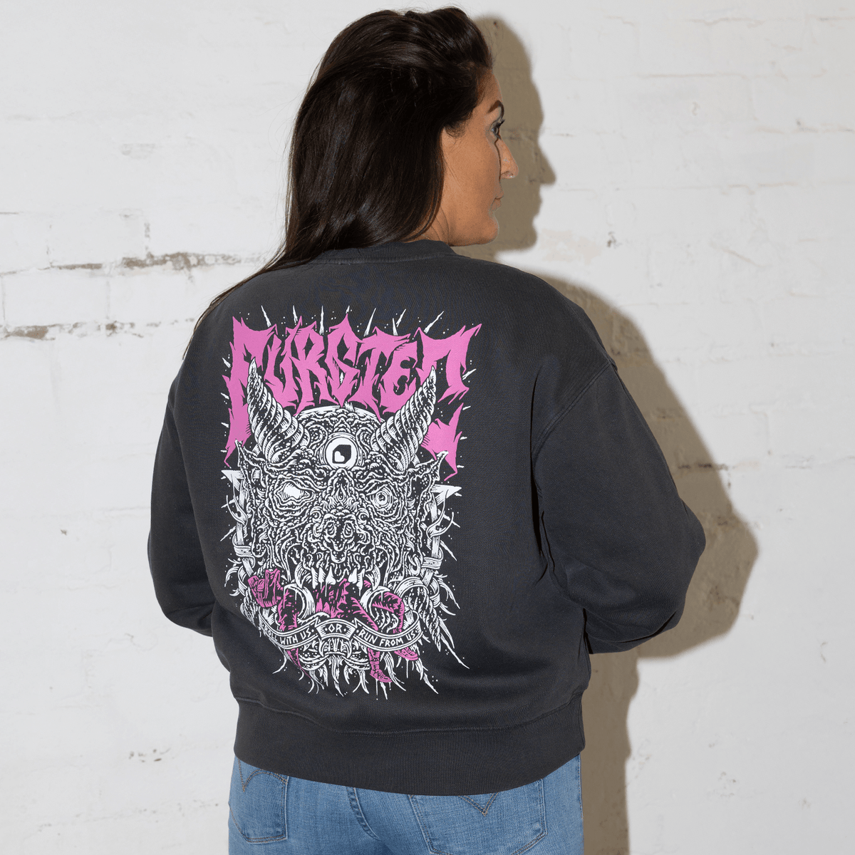 Burgtec Women's Roll With Us Faded Sweater — view 4
