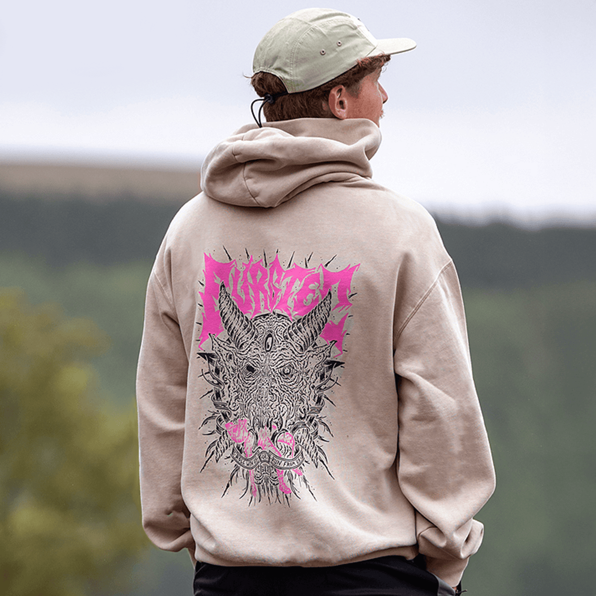 Burgtec Roll With Us Faded Hoodie — view 3