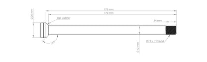 Burgtec Transition 175mm Rear Axle