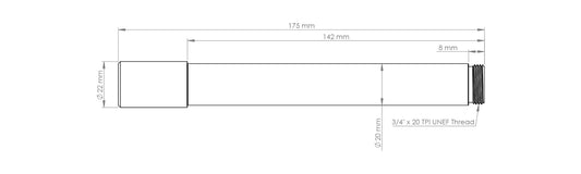 Burgtec Fox 40 Fork Axle
