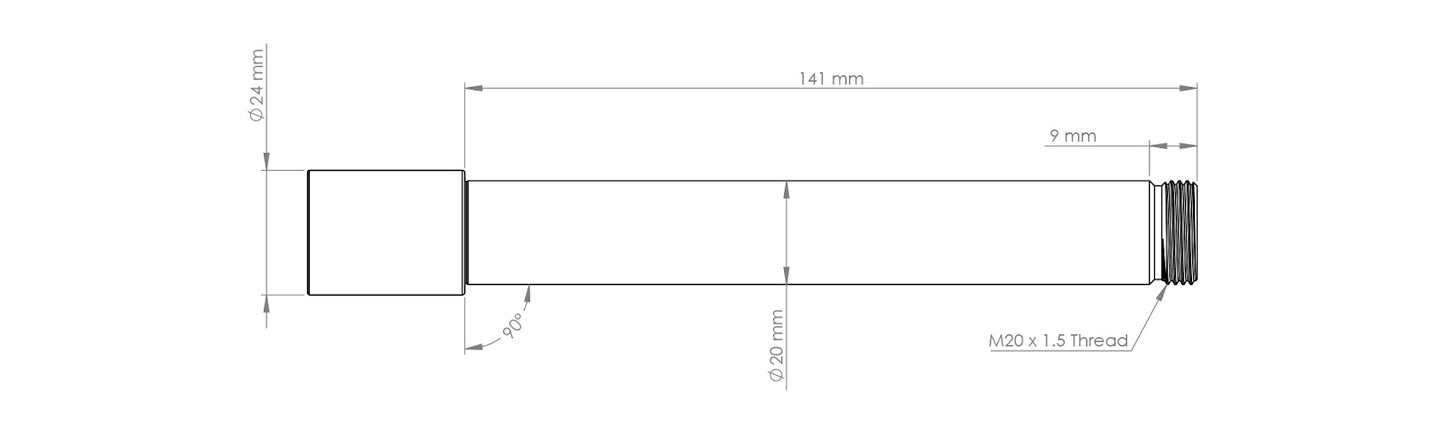 Burgtec Öhlins DH38 Fork Axle