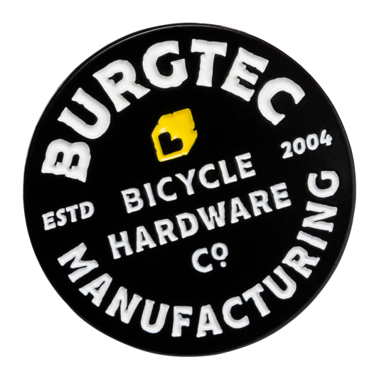 Burgtec Stamp Pin Badge