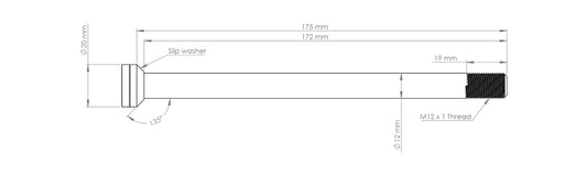 Burgtec Propain 175mm Rear Axle