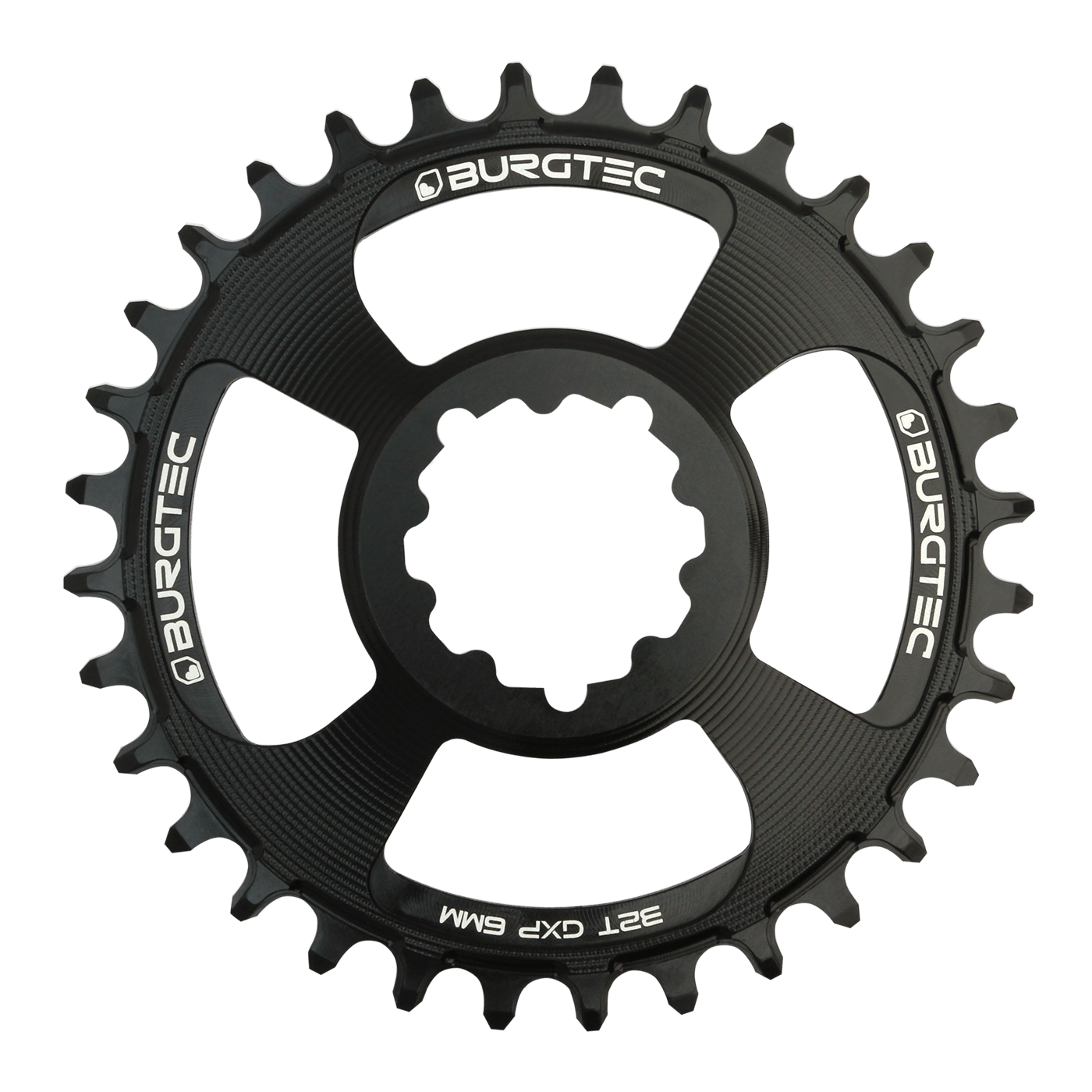 Burgtec 6mm Offset Thick Thin Chainring for SRAM 3-Bolt