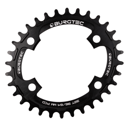 Burgtec Oval 96/64mm PCD Thick Thin Chainring