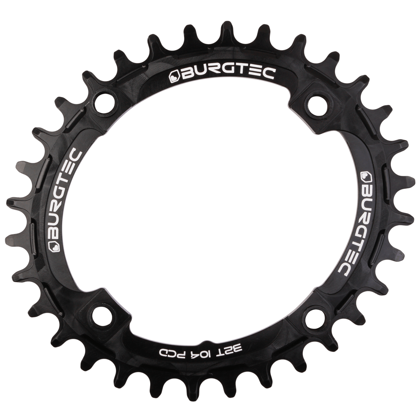 Burgtec Oval 104mm BCD Thick Thin Chainring