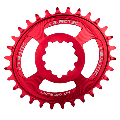 Burgtec Oval 3mm Offset Thick Thin Chainring for SRAM 3-Bolt — view 2