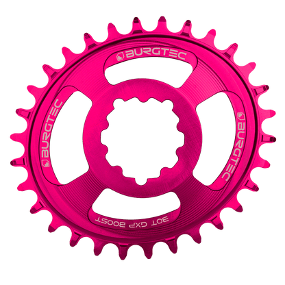 Burgtec Oval 3mm Offset Thick Thin Chainring for SRAM 3-Bolt — view 9