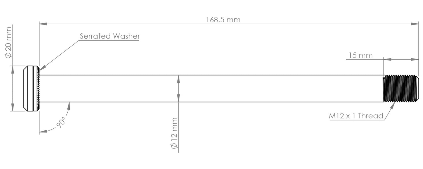 Burgtec Santa Cruz 168.5mm Rear Axle